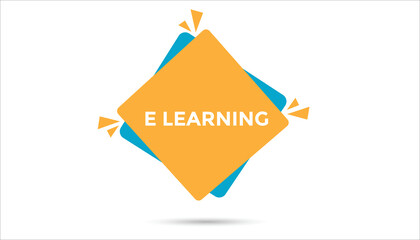 E learning web banner templates. Vector Illustration 