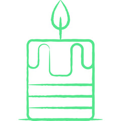 Christmas, New Year Vector Icon element, Isolated white background