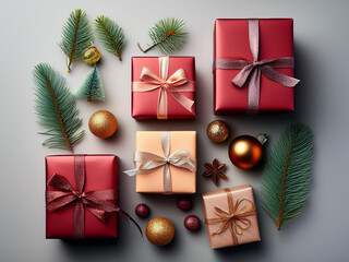 俯瞰でみたクリスマスプレゼント