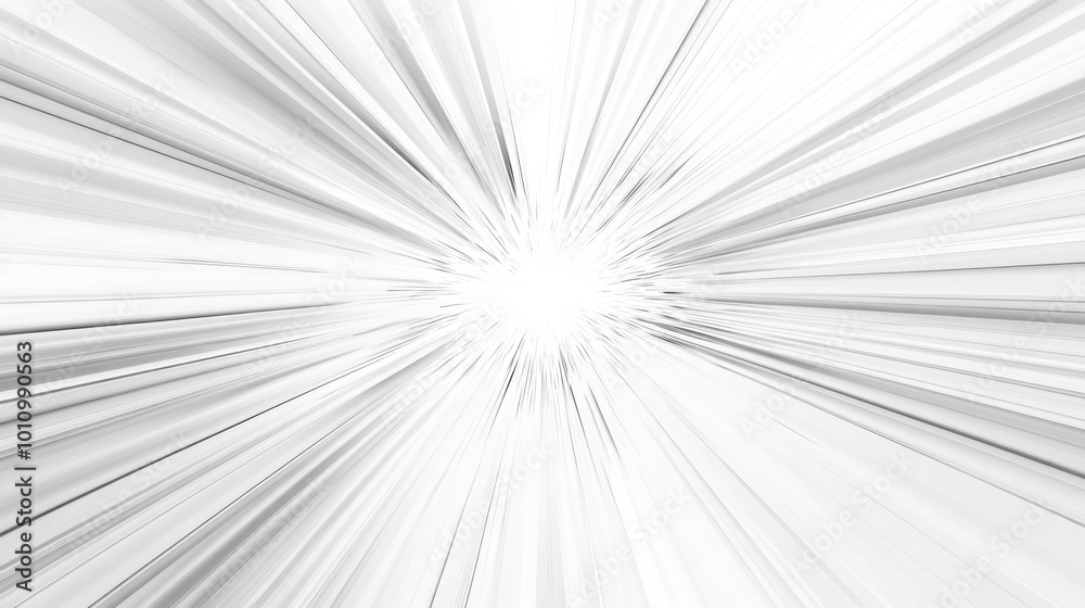 Canvas Prints Abstract White Burst Background