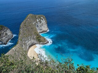 Bali, Indonesia, blue, sea, woman, tourist, redhead, holiday