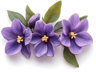 Obraz premium a purple flowers on a branch