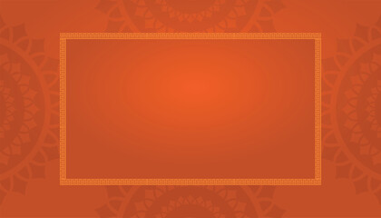 Seamless striped frame traditional beautiful carving