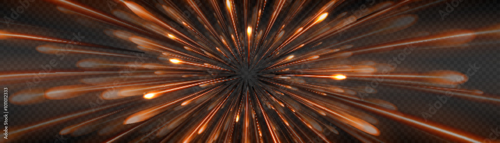 Poster round texture of energy explosion light. explosion light rays. abstract vector illustration. big ban