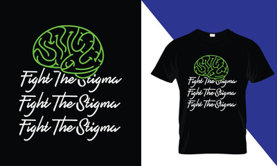 World mental health day t shirt design