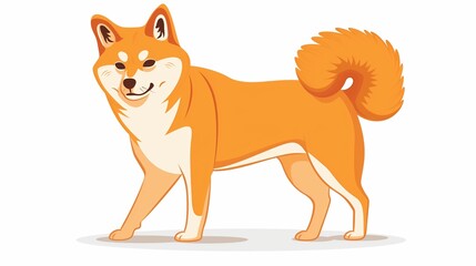 painting of lovely dog