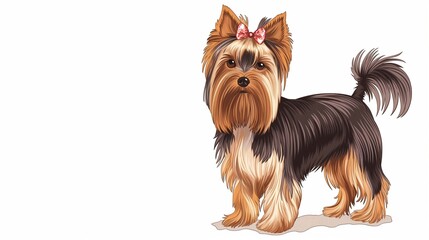 painting of lovely dog