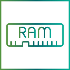 RAM icon Design