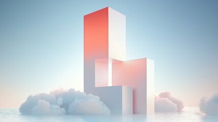 Abstract Geometric Structures in Bright Sky Background