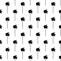 seamless pattern with flowers nature floral hand drawing pattern repeated design card decoration wallpaper vector illustration