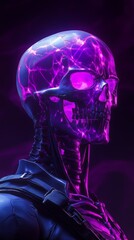 Medical Skull X-ray Image in High Detail for Healthcare and Research