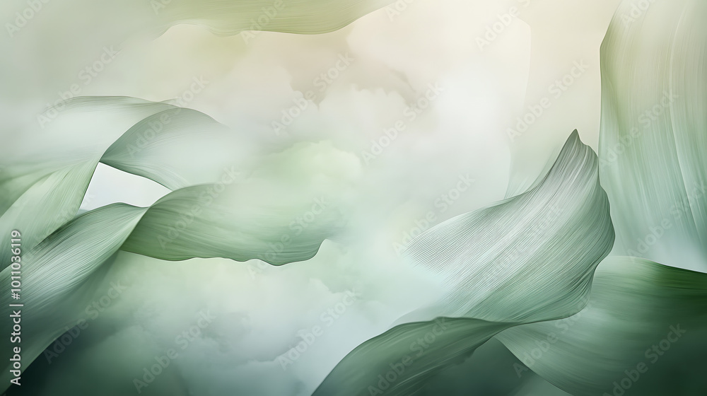 Canvas Prints the calm of color: a sage green abstract background