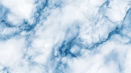 Obraz premium Blue and white marble texture background.