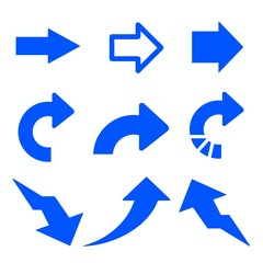 青い矢印のセット