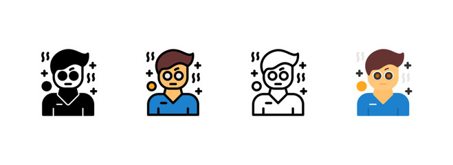 Set of Amazement Icon