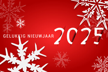 2025 - gelukkig nieuwjaar 2025