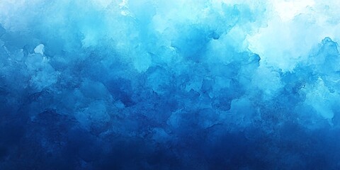 Obraz premium abstract blue background with a vivid gradient and smooth texture, providing a contemporary and futuristic design ideal for digital and creative projects