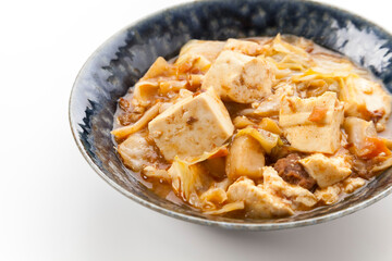 豆腐とキャベツのごった煮