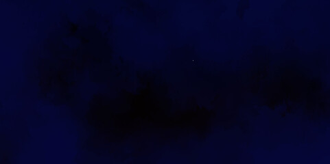 Abstract dark blue watercolor cloudiness, mist, or smog background. Dark navy blue sky with black background and blurred pattern. Vivid textured aquarelle painted art design background.	

