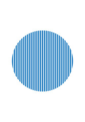 Linear Geometric shape. Editable Clip Art.