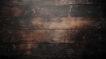 Dark Wooden Background with Visible Grain