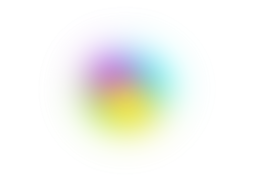 Blur gradient circle on transparent background