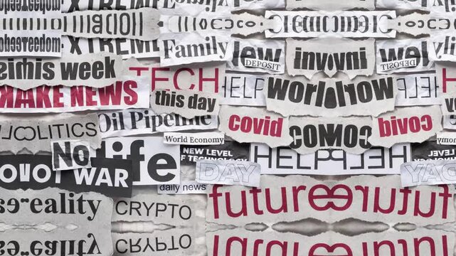 artistic paper collage pattern