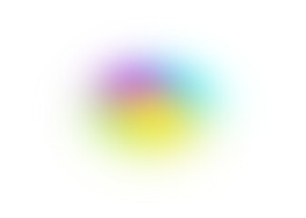 abstract colorful circle transparent background
