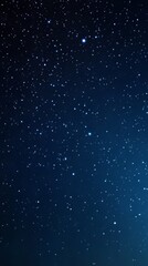 Fototapeta premium A Clear Night Sky Filled With Shimmering Stars Over a Dark Blue Backdrop in a Remote Area