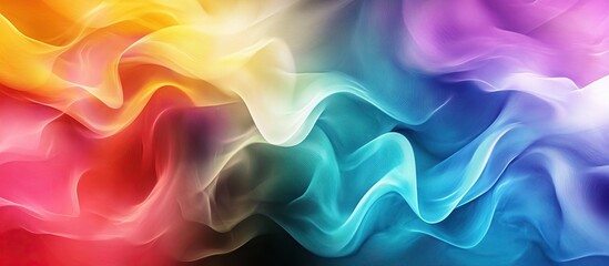 Fototapeta premium Abstract Colorful Smoke Illustration