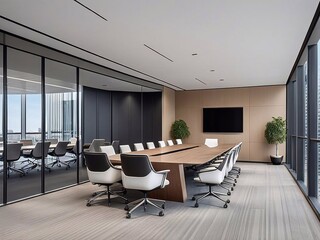 Business meeting room in office. Business meeting room in modern office