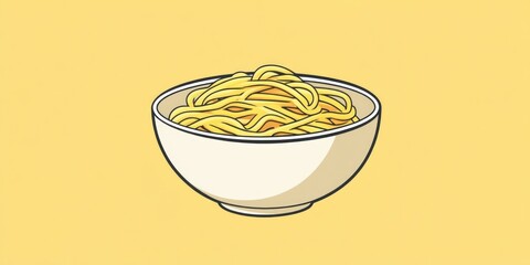 Yellow Noodle Bowl