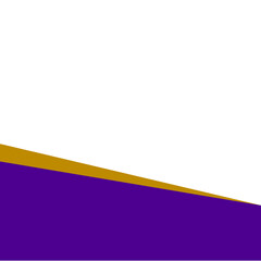 Modern Footer Purple Gold