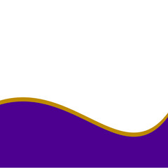 Modern Footer Purple Gold