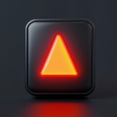 3D News Alert Icon: Urgent News and Information Illustration Logo