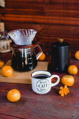 autumn coffee. v60