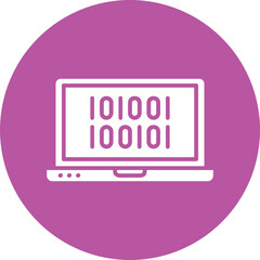 Binary Code Vector Icon Design