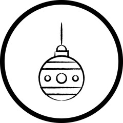 Christmas, New Year Vector Icon element, Isolated white background