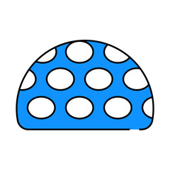 Fototapeta premium marine reef line icon vector. marine reef sign. isolated symbol illustration