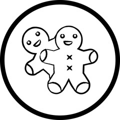 Christmas, New Year Vector Icon element, Isolated white background