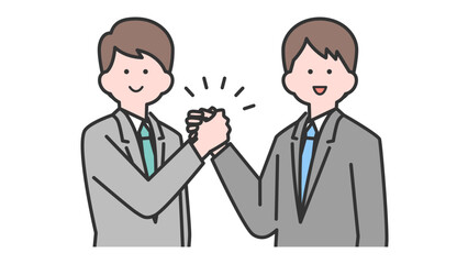 握手するビジネスパーソン
