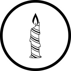 Christmas, New Year Vector Icon element, Isolated white background