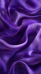 Obraz premium Blue and purple silk satin fabric background with wavy folds