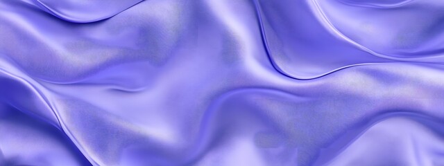 Obraz premium Blue and purple silk satin fabric background with wavy folds
