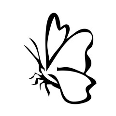 Bold Abstract Butterfly Design