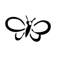 Bold Abstract Butterfly Design