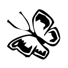 Bold Abstract Butterfly Design