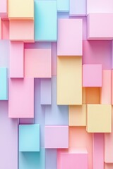 Colorful Cubes Background