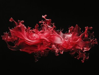 Red Substance Close Up