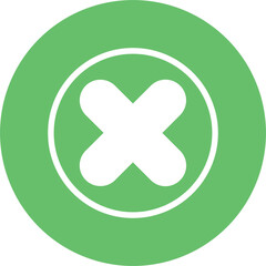 Obraz premium Cancel Vector Icon